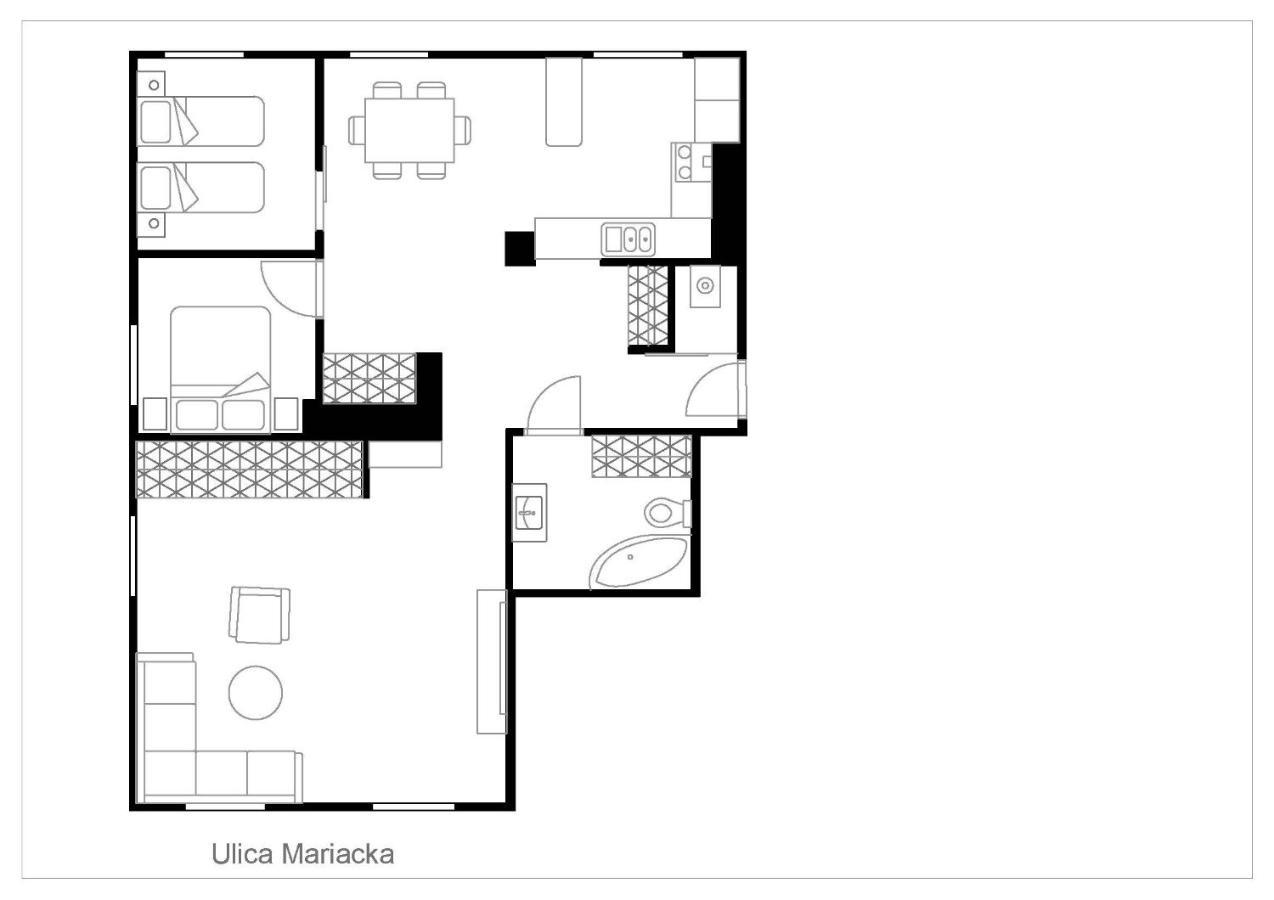 Wave Apartments - Mariacka Old Town Gdańsk Kültér fotó